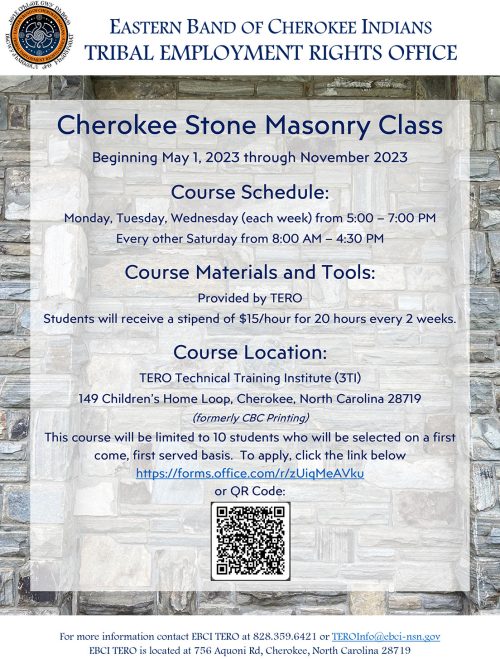 TERO-Announcement-Flyer-Cherokee-Stone-Masonry-Class-thumb